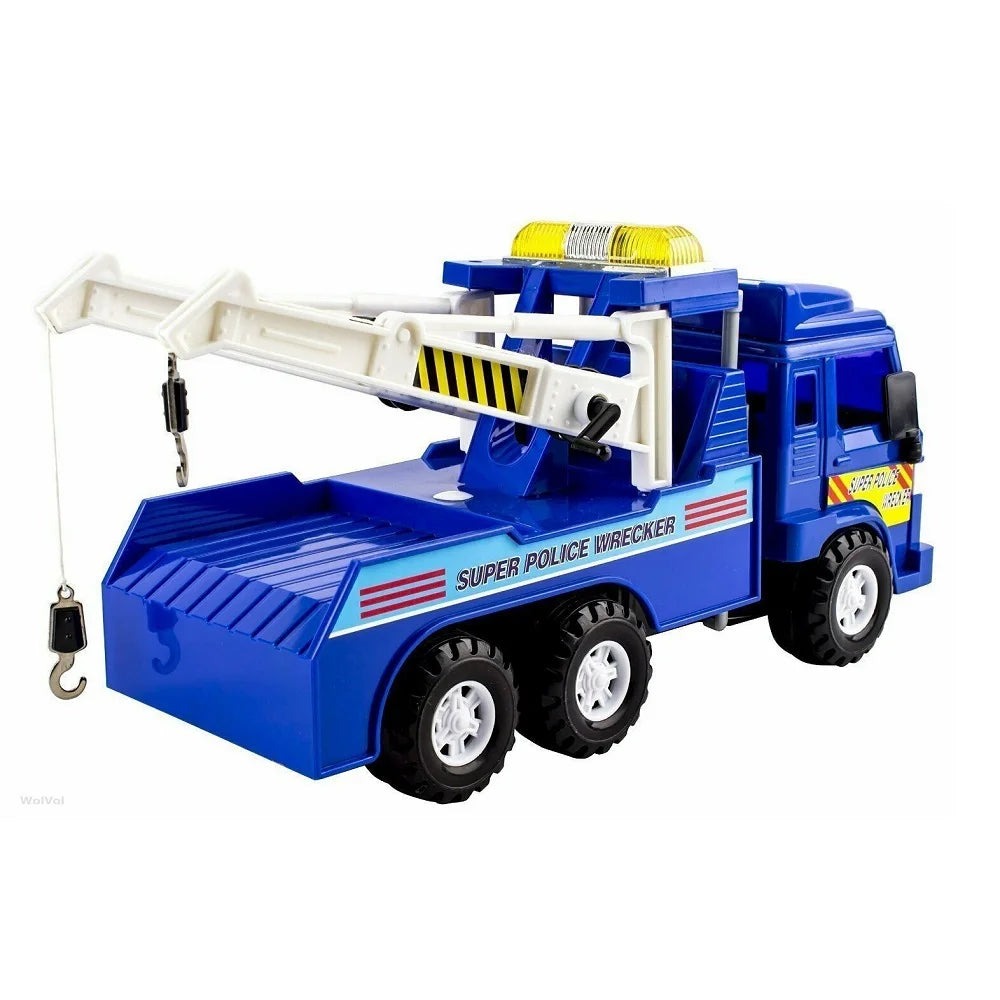 Blue Friction Powered Tow Truck A2031