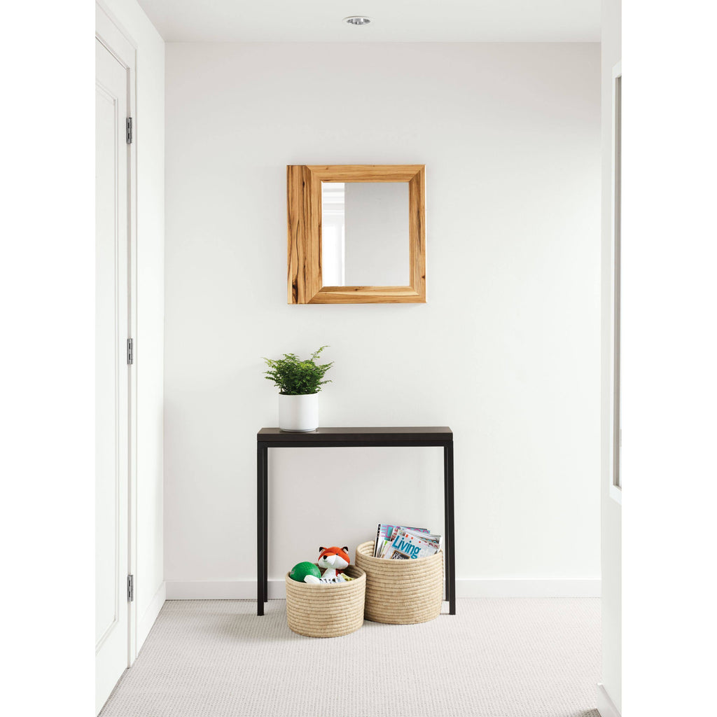 Walnut Console Table with Ocean Blue Base S893