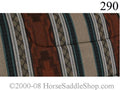 Tan/Red Saddle Pad 32L x 32D V3564