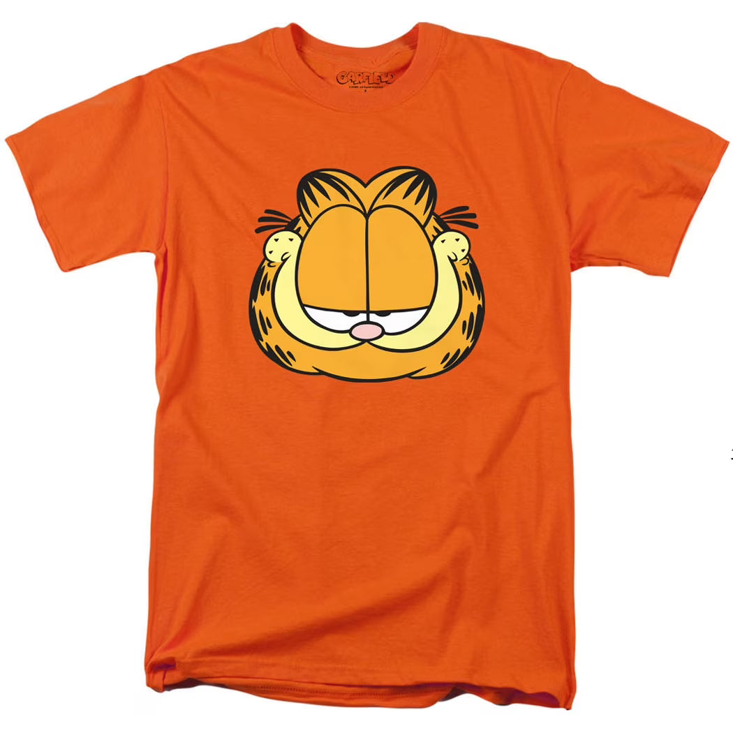 Garfield Face Adult T-Shirt A24266