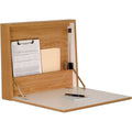 Oak Wooden Fold-Away Wall Desk W9797