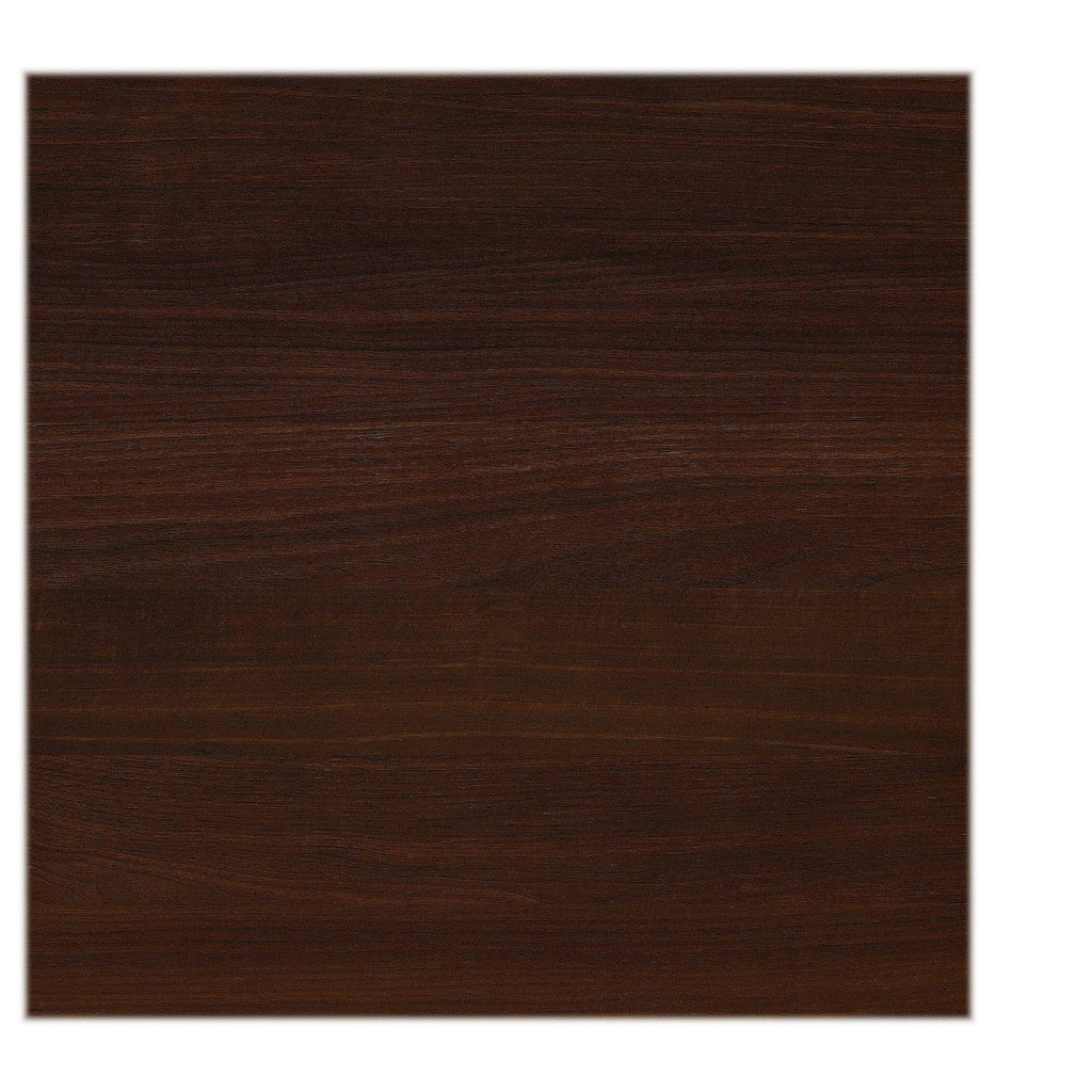 60W L Shaped Desk with 30W Return and Mobile File Cabinet, Century Walnut H424