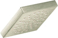 90 Degree 6" Single-Function Showerhead, Brushed Nickel P519