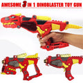 Transforming Dinosaur Toy Lights Sound 3 in 1 Charge Morpher Toy C6841