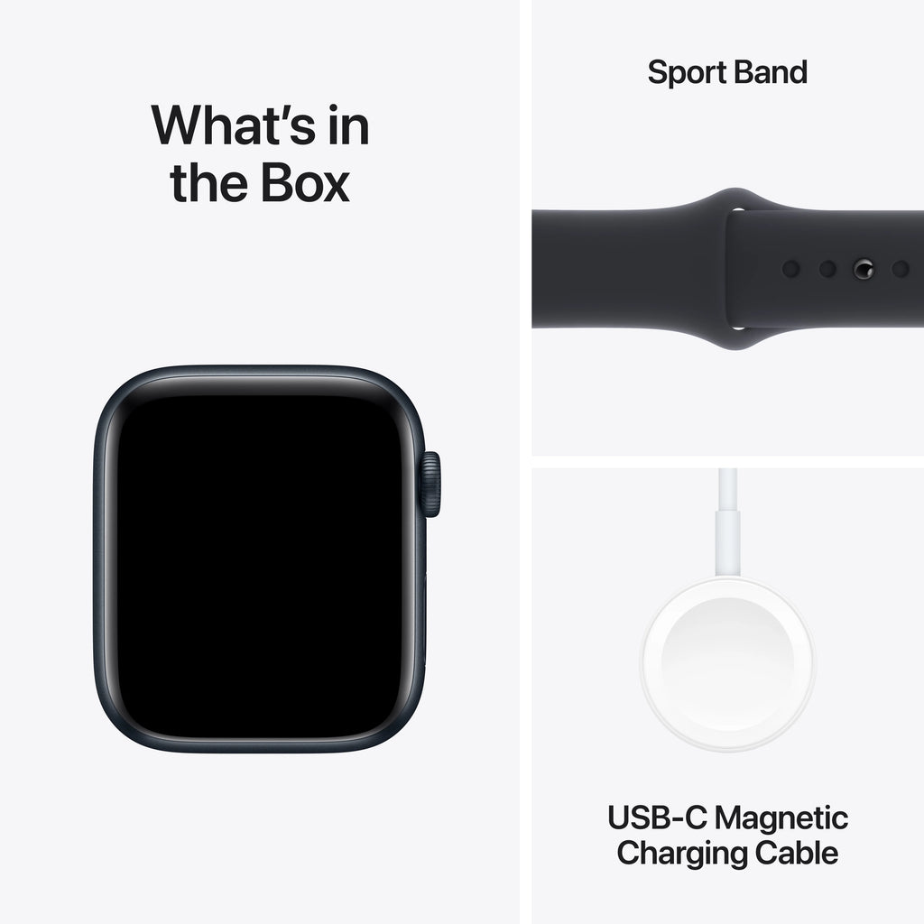 Midnight Aluminum Case Apple Watch SE GPS 44mm with Midnight Sport Band C782546