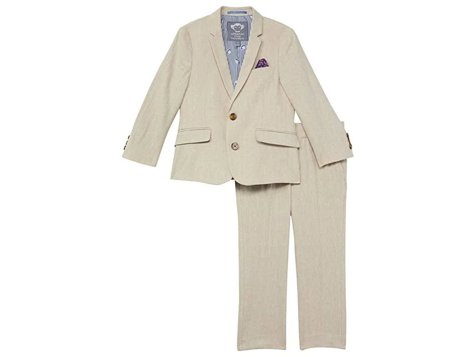 Khaki Herringbone Suit F67149