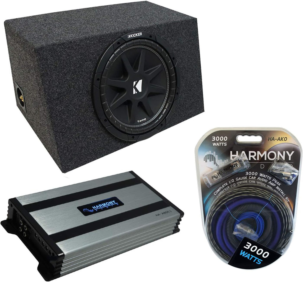 15 Loaded Sealed Sub Box Enclosure with Amplifier F141592