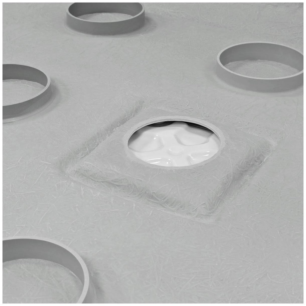 32 x 32 Single Threshold Shower Pan Base Center Drain Y622833