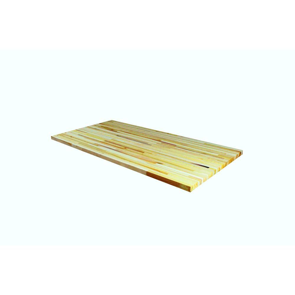 Unfinished Poplar Butcher Block Island Countertop U9375