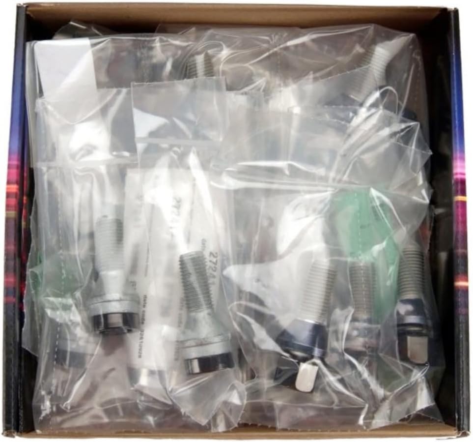 Black 5 Lug Hex Bolt Install Kit with Locks E21884