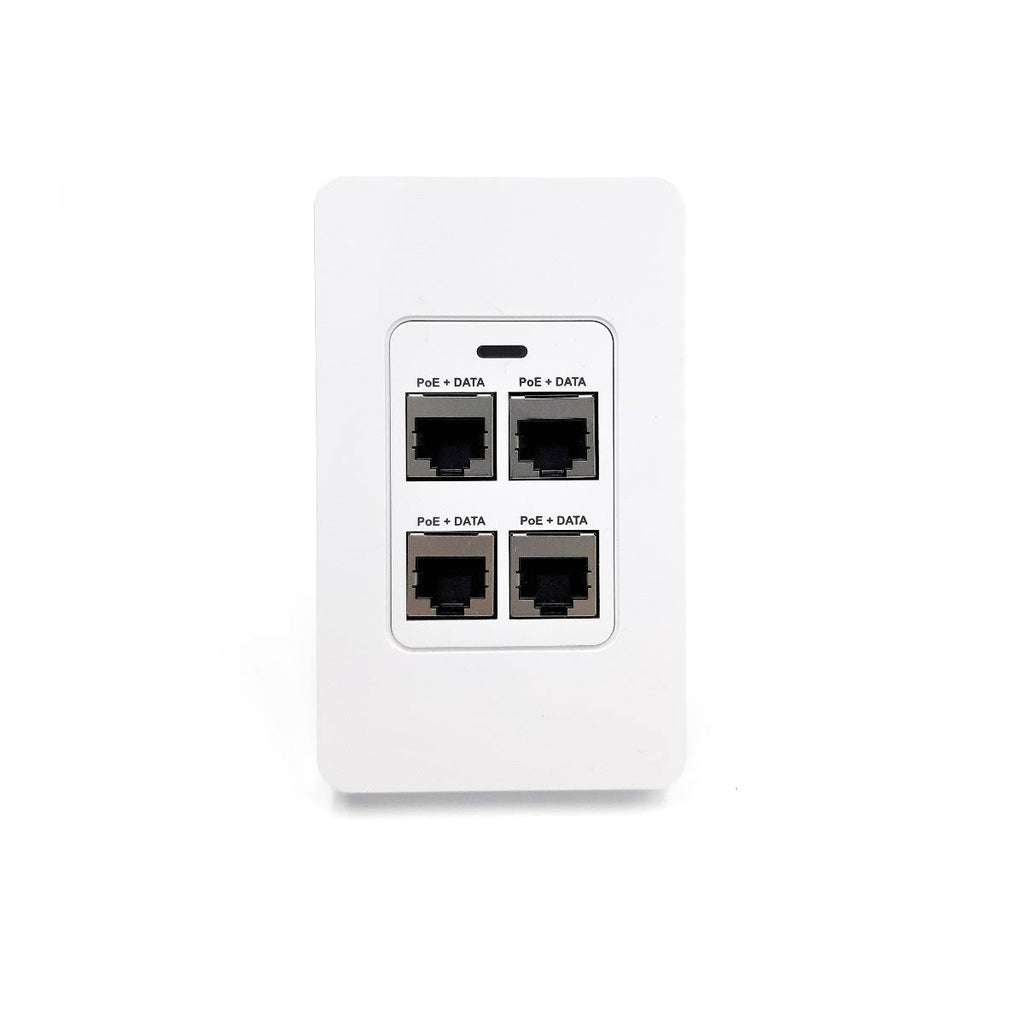 4 Port In-Wall Gigabit PoE Extender X92589