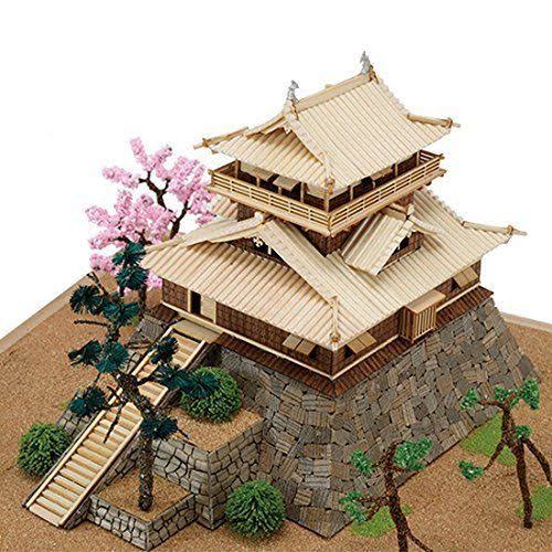 1/150 Maruoka Castle Wooden Model Assembly Kit P592