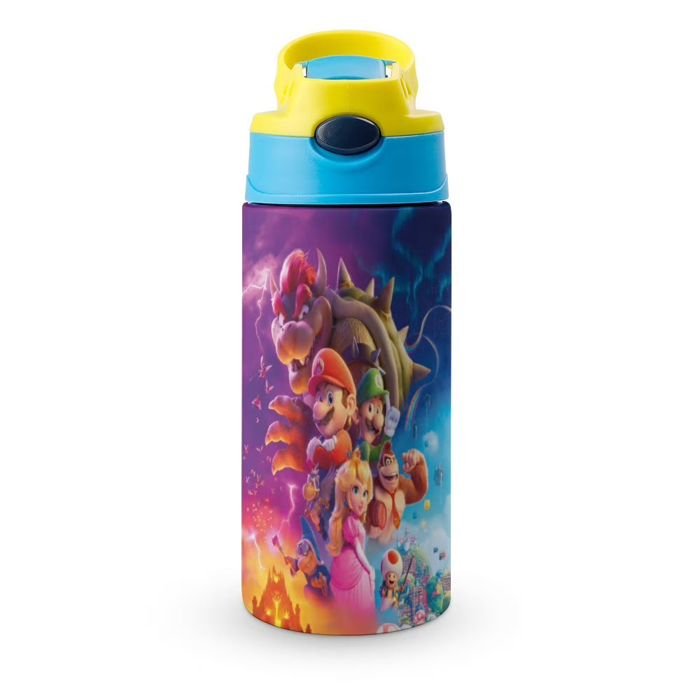 Insulated Stainless Steel Water Bottle with Straw F214861