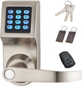 Digital Door Lock with Remote Control, Code and Key R65381