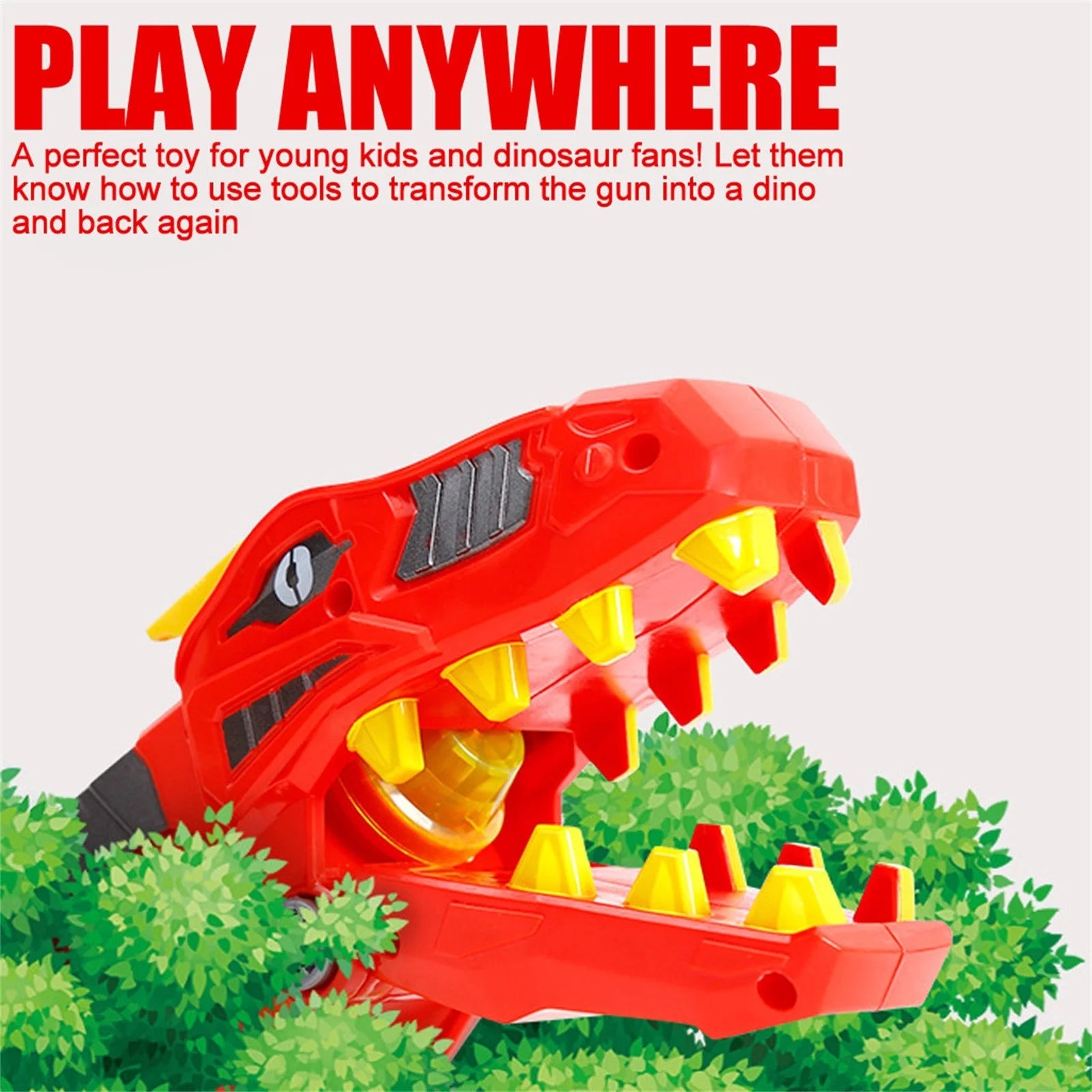 Transforming Dinosaur Toy Lights Sound 3 in 1 Charge Morpher Toy C6841
