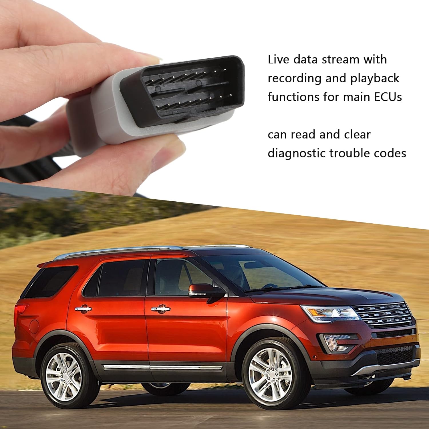 Car Diagnostic Tool, 2 in 1 Automotive Scanner Multilanguage IDS Diagnostic Tool for Ford V121 for Mazda V121 A213640