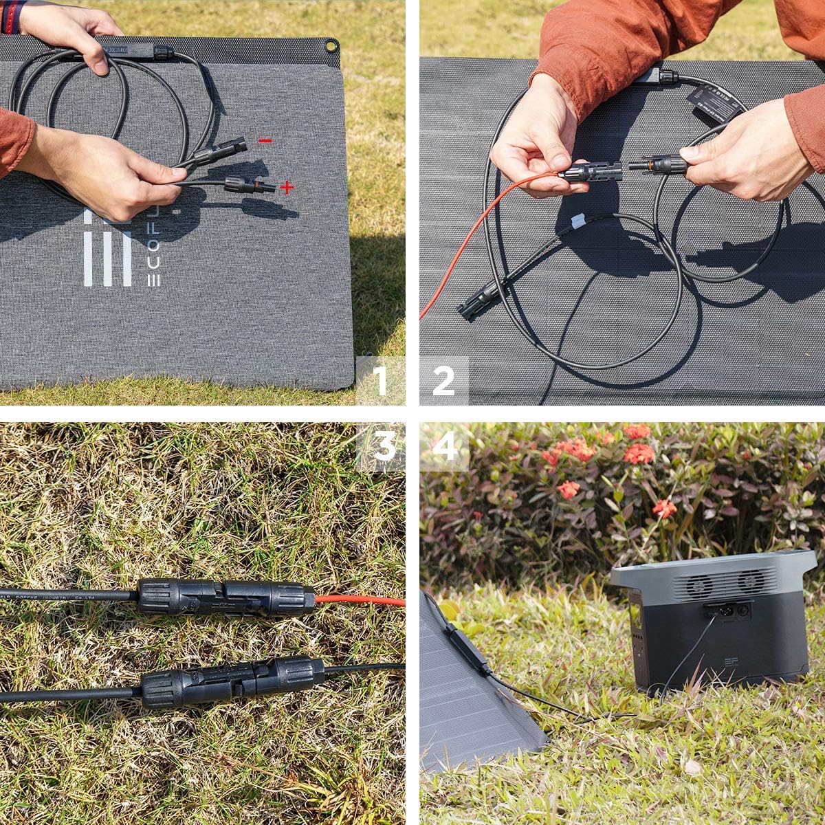 110 Watt Portable Solar Panel with Adjustable Kickstand D99059