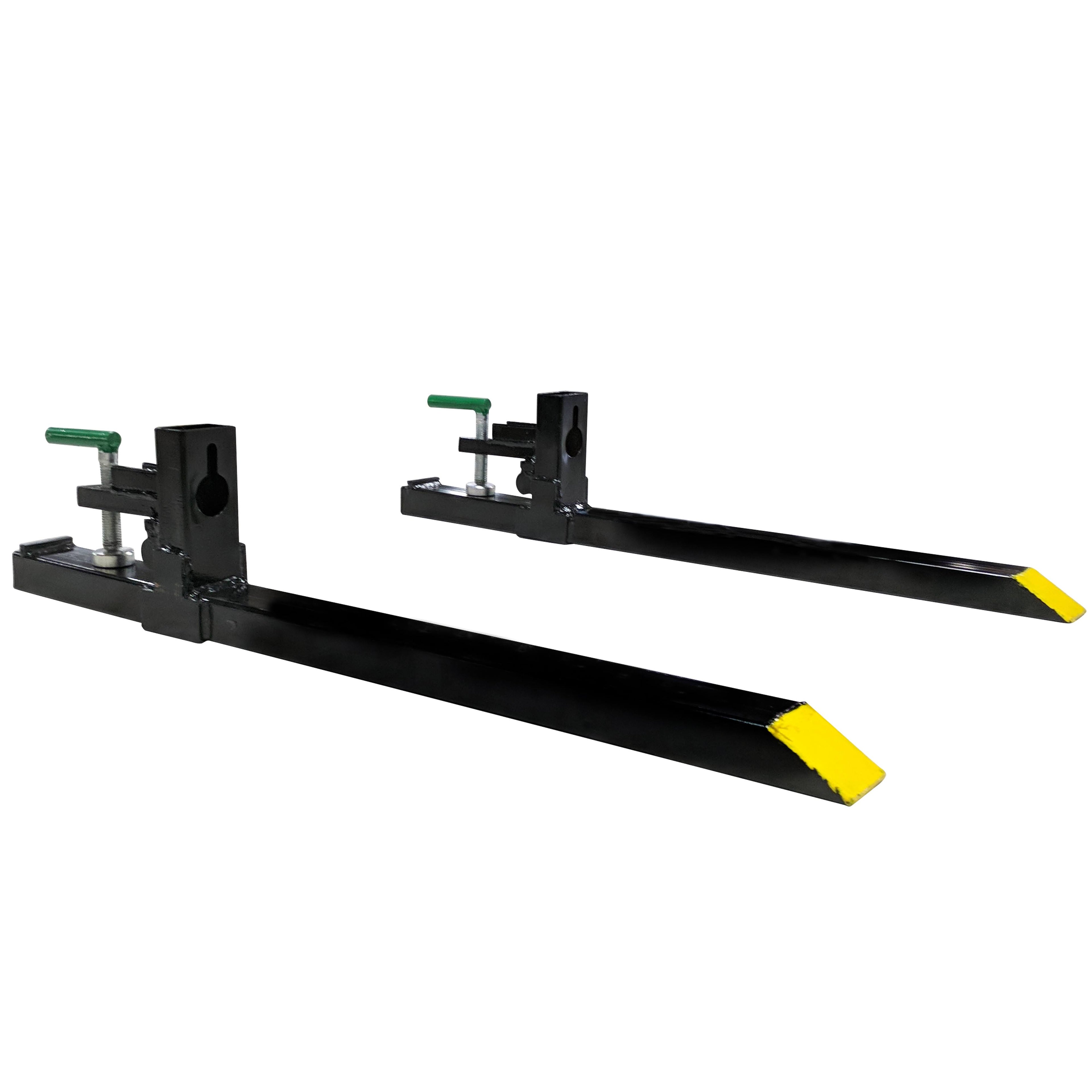Clamp on Pallet Fork 1500 lbs Capacity Loader Bucket Tractor T419208