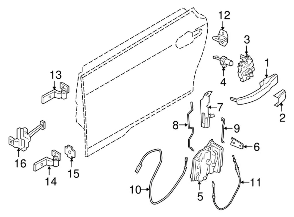 BMW Handle Bracket Right Prime X956