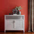 White Sideboard and Buffet Server Cabinet K64148