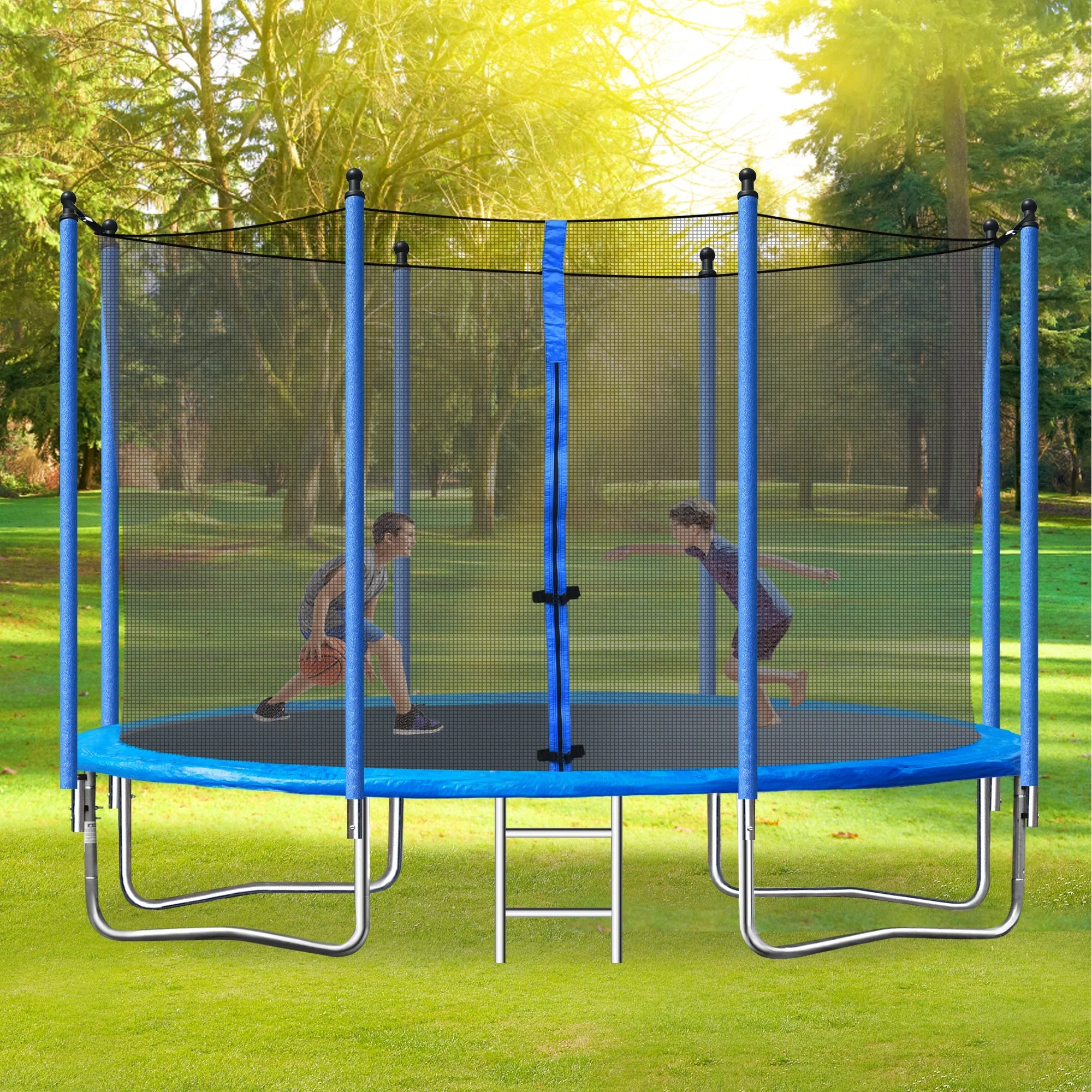 10FT Steel Tube Trampoline with Ladder F101607