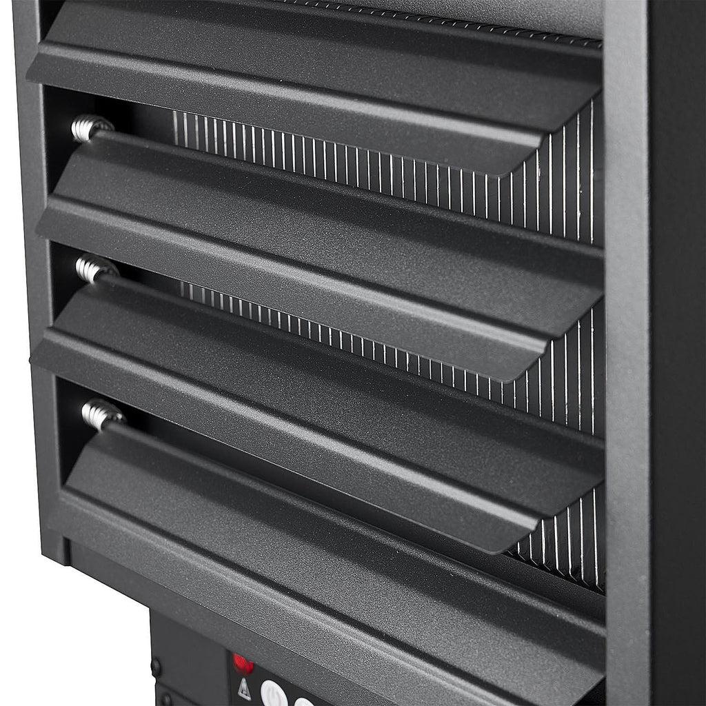 Black 7500w 240V Hard Wired Digital Ceiling Mount Electric Garage Heater with Remote Y11782