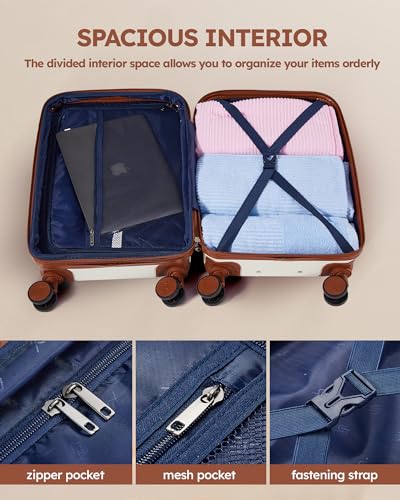 3 Piece Hardshell Expandable Luggage Set with TSA Lock J761025