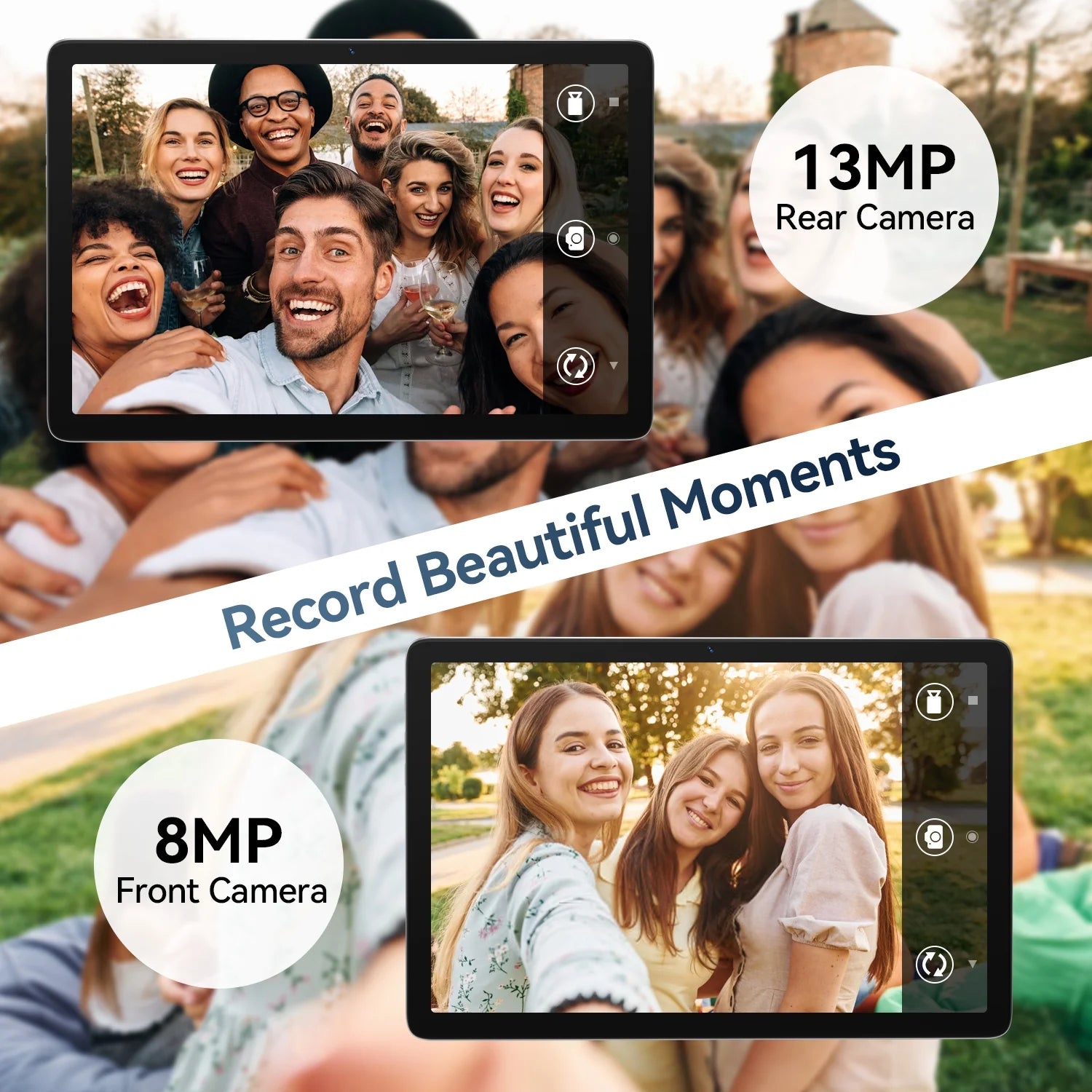 Gray 10.1 inch 128GB Tablet with Keyboard V538