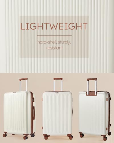 3 Piece Hardshell Expandable Luggage Set with TSA Lock J761025