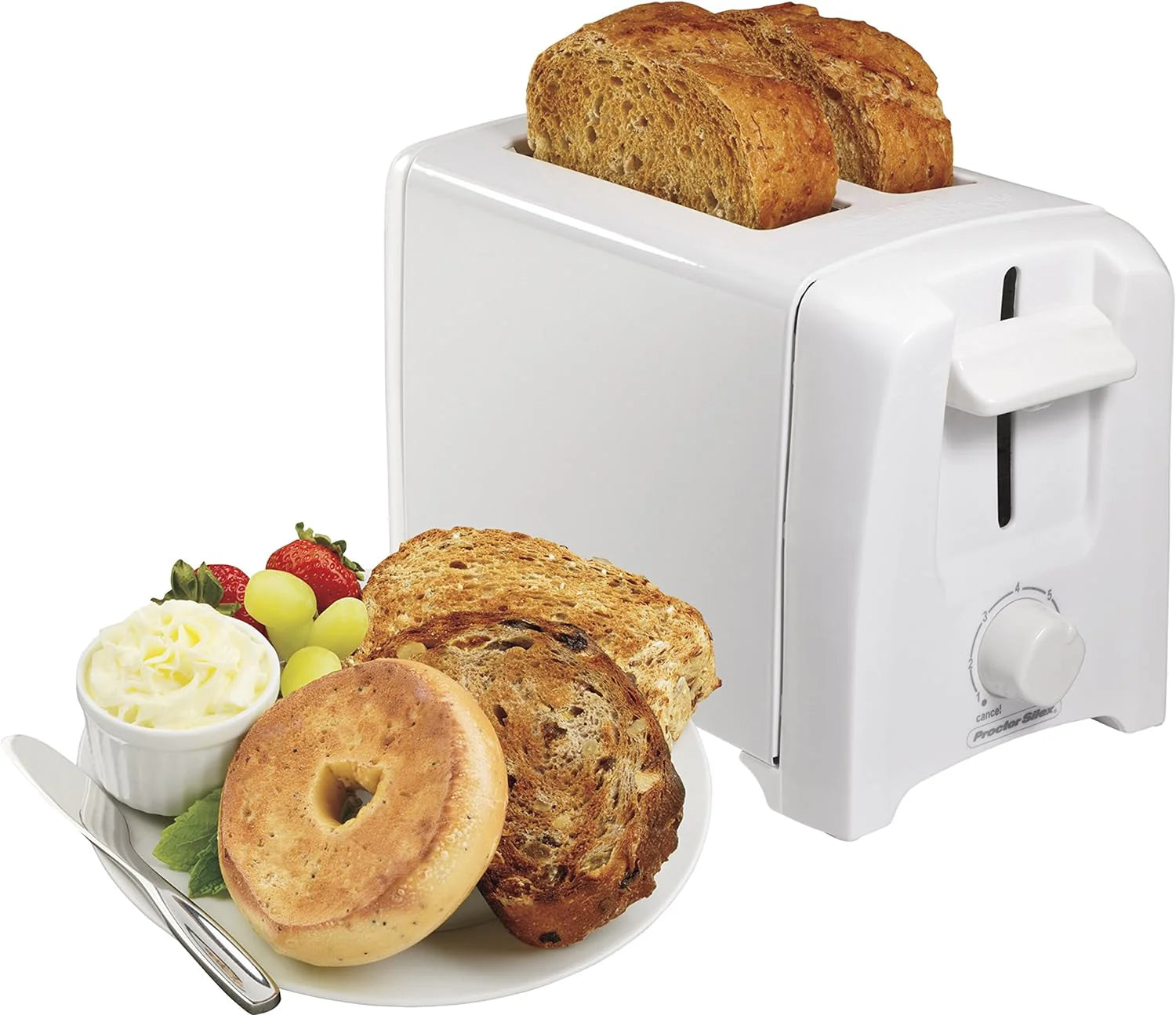 2 Slice White Toaster X2387