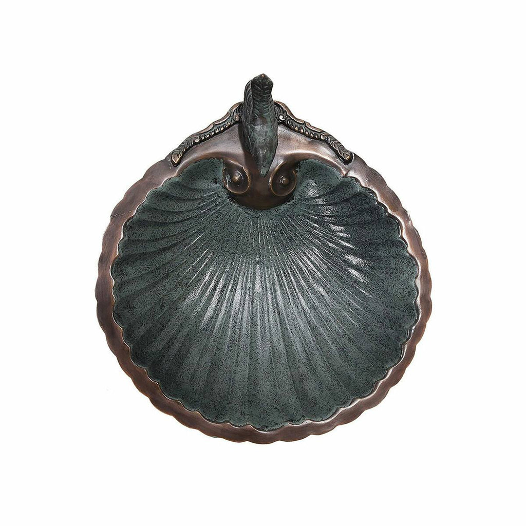 Scallop Shell Birdbath with Stand D11948