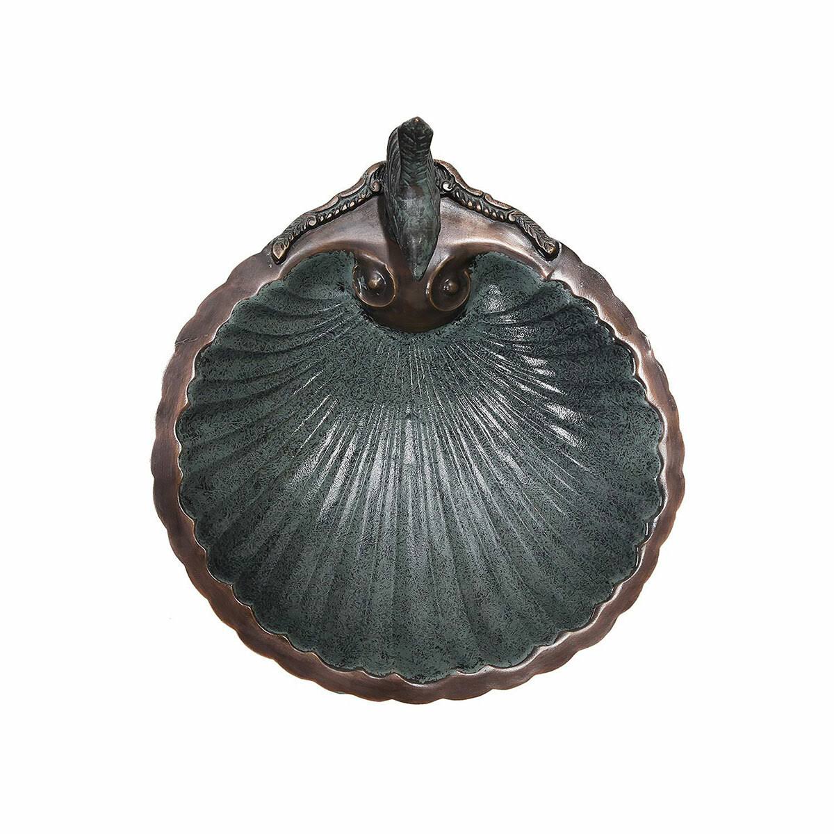 Scallop Shell Birdbath with Stand D11948