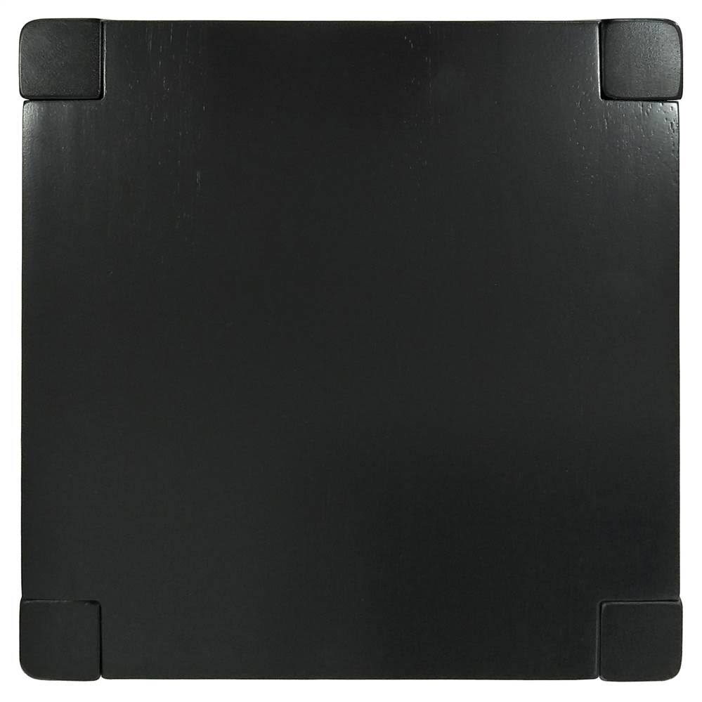 Black Wooden Counter Stool Set of 2 U13040