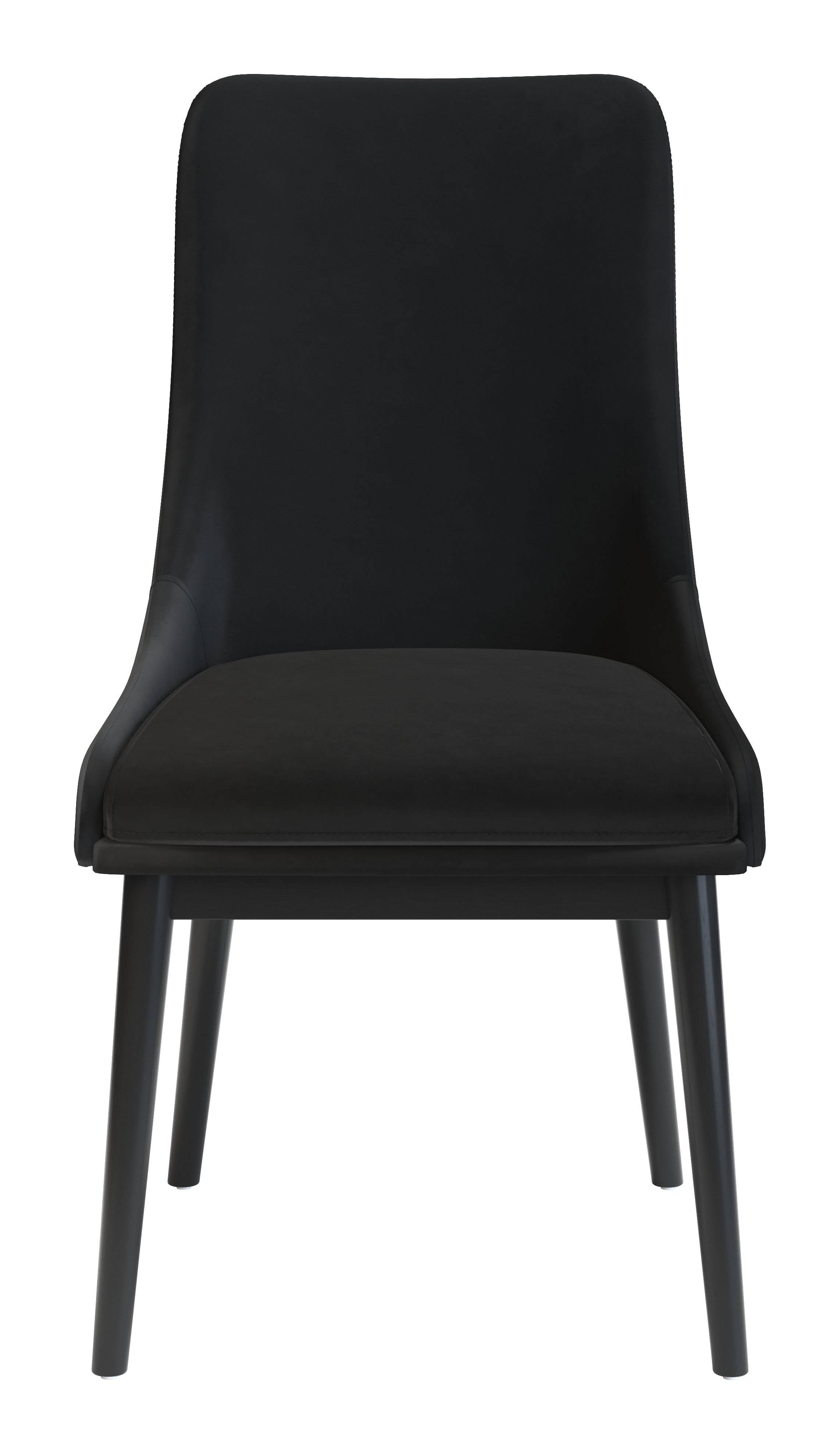 Black Dining Chair Set of 2 V291106
