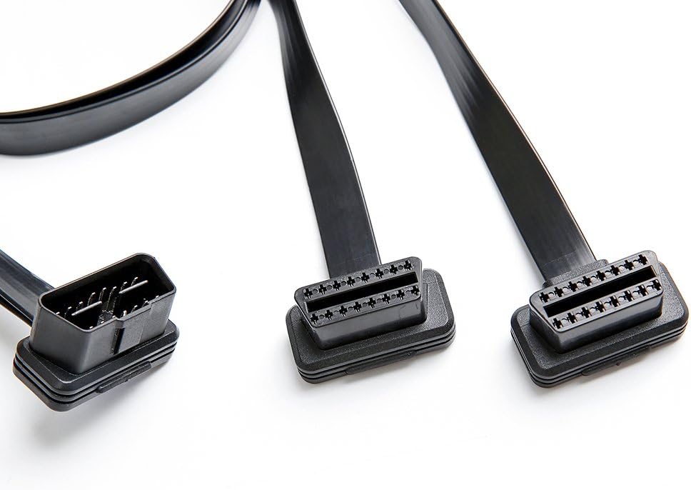OBD2 16 Pin Splitter Extension Cable Adapter 10 Pack X2008