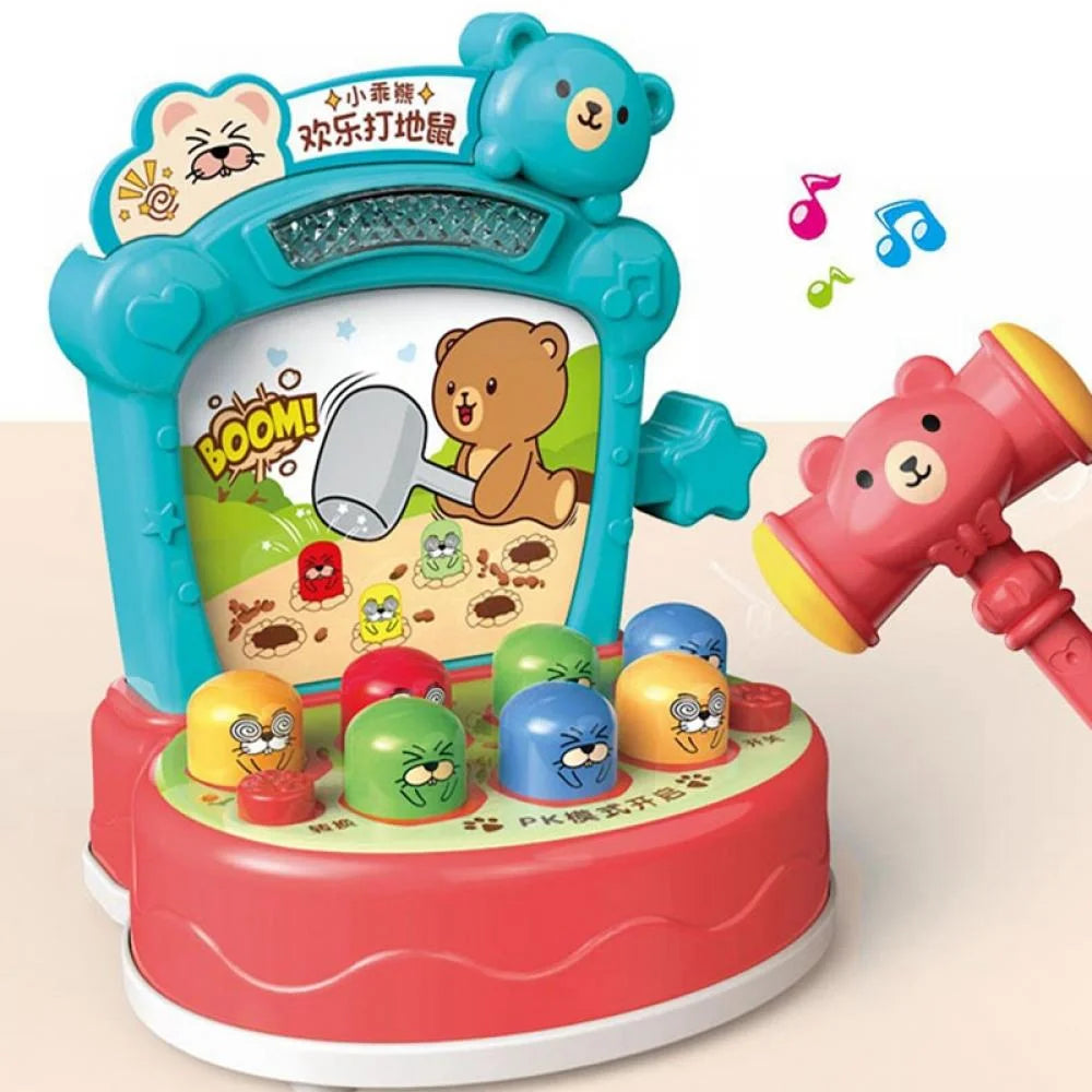Mini Electronic Arcade Whack A Mole Game with Hammer L5216