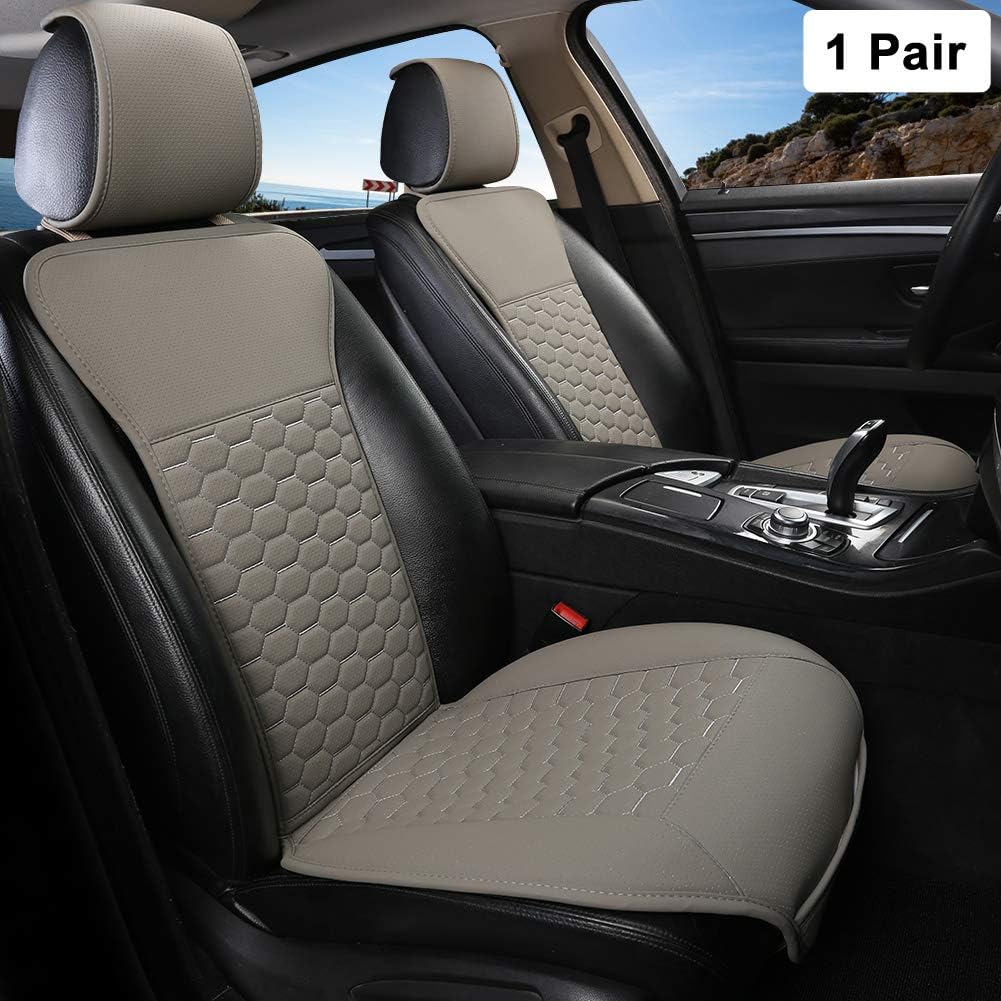 Grey PU Leather Car Seat Covers A380200