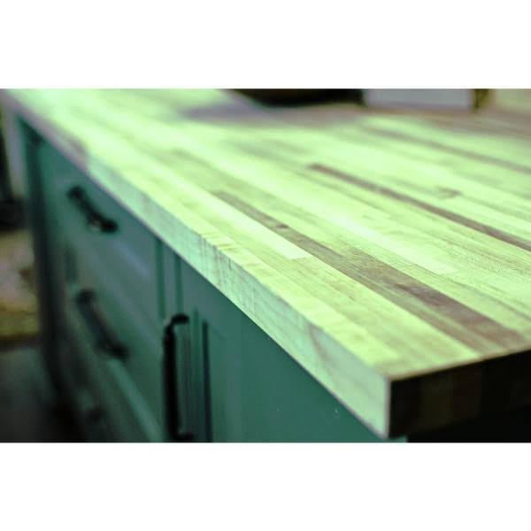 Unfinished Poplar Butcher Block Island Countertop U9375