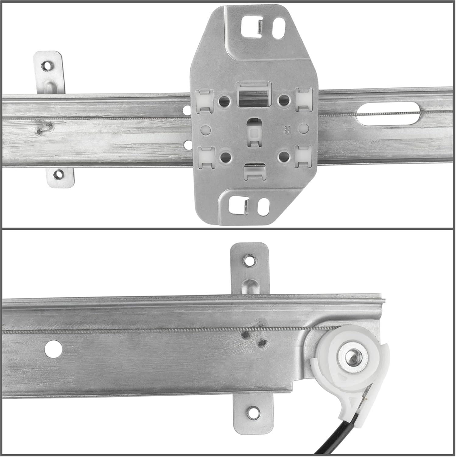Rear Right Passenger Side Power Window Regulator with Motor for 2003-2008 Honda Pilot Pack of 2 Q3865