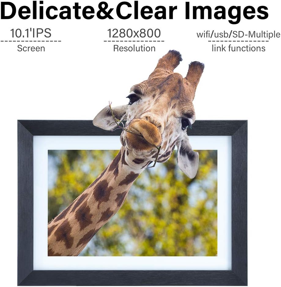 10.1" IPS Touch Screen WiFi Digital Picture Frame B763