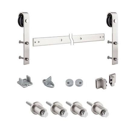 Sliding Door Hardware Kit Satin Nickel B68423