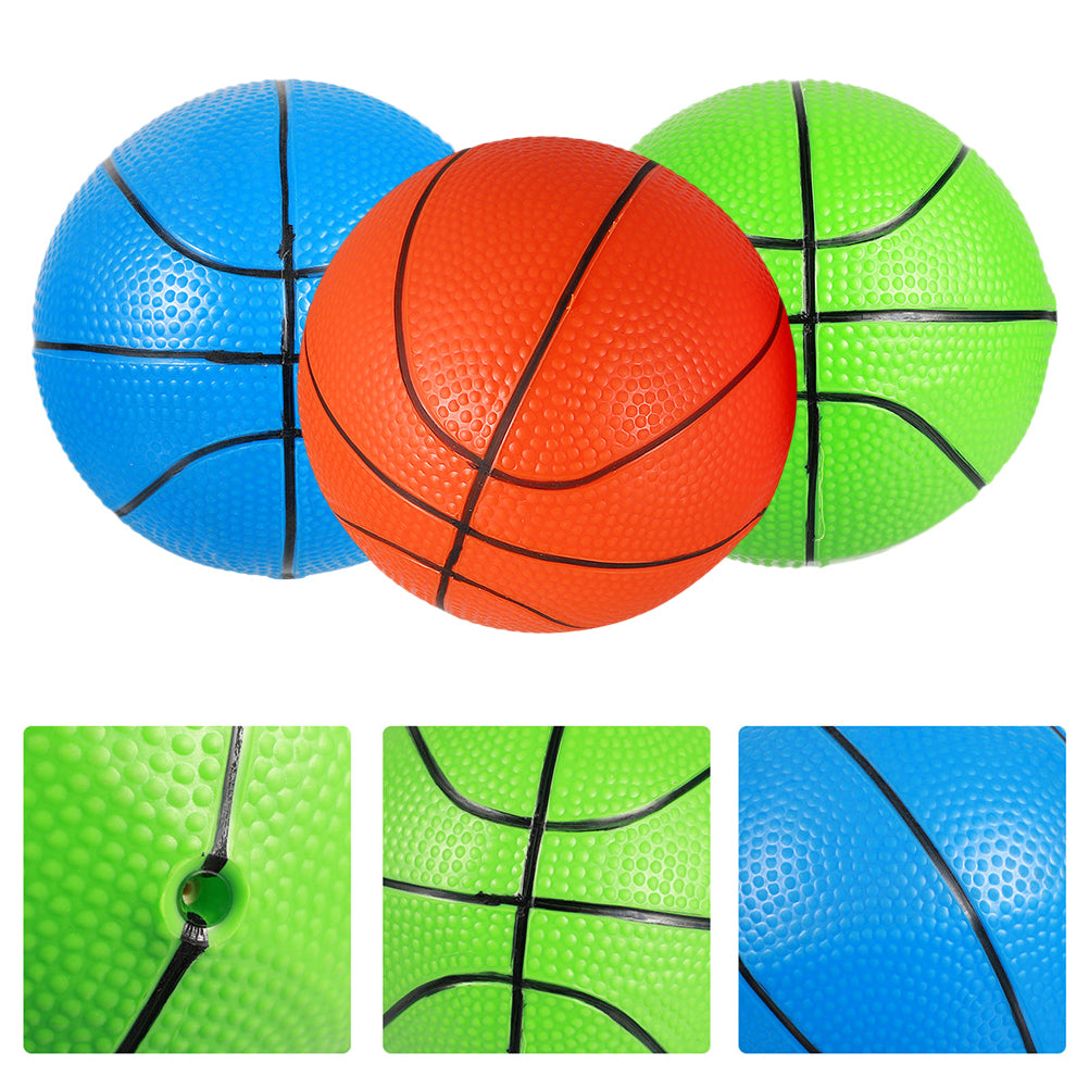 Mini Rubber Rainbow Bouncing Basketball Toy H4077