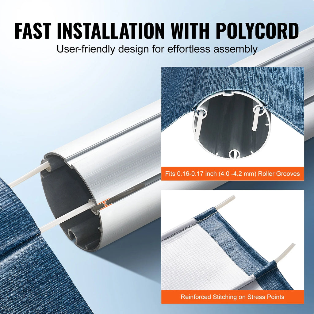 17' RV Awning Replacement Waterproof 16oz PVC Fabric V6189