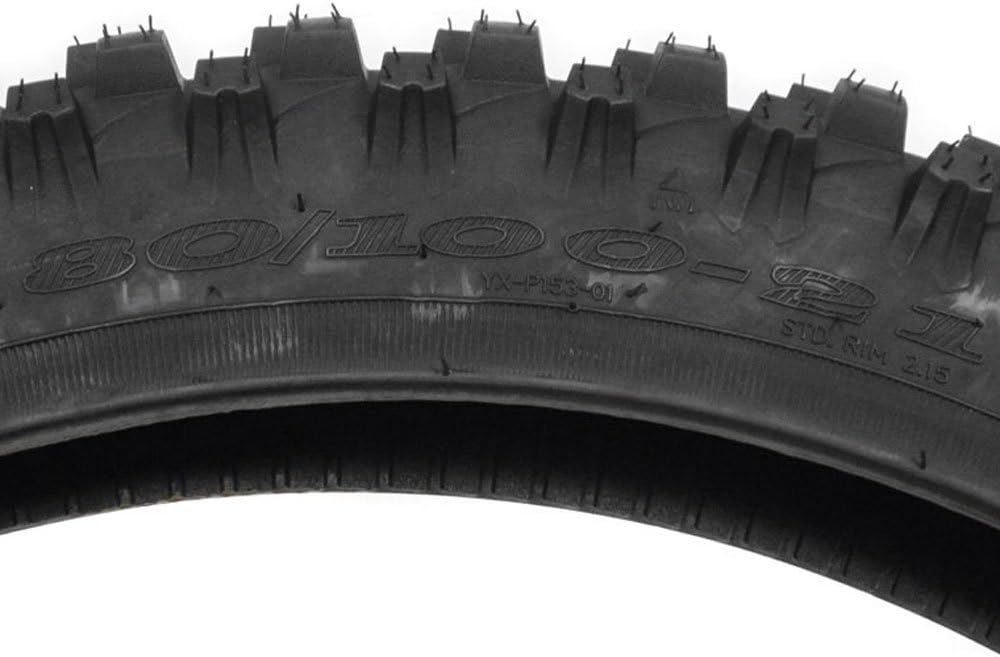 Off Road Knobby Front Tire 80/100-21 with Inner Tube + Rear Tire 100/90-19 with Inner Tube A391834