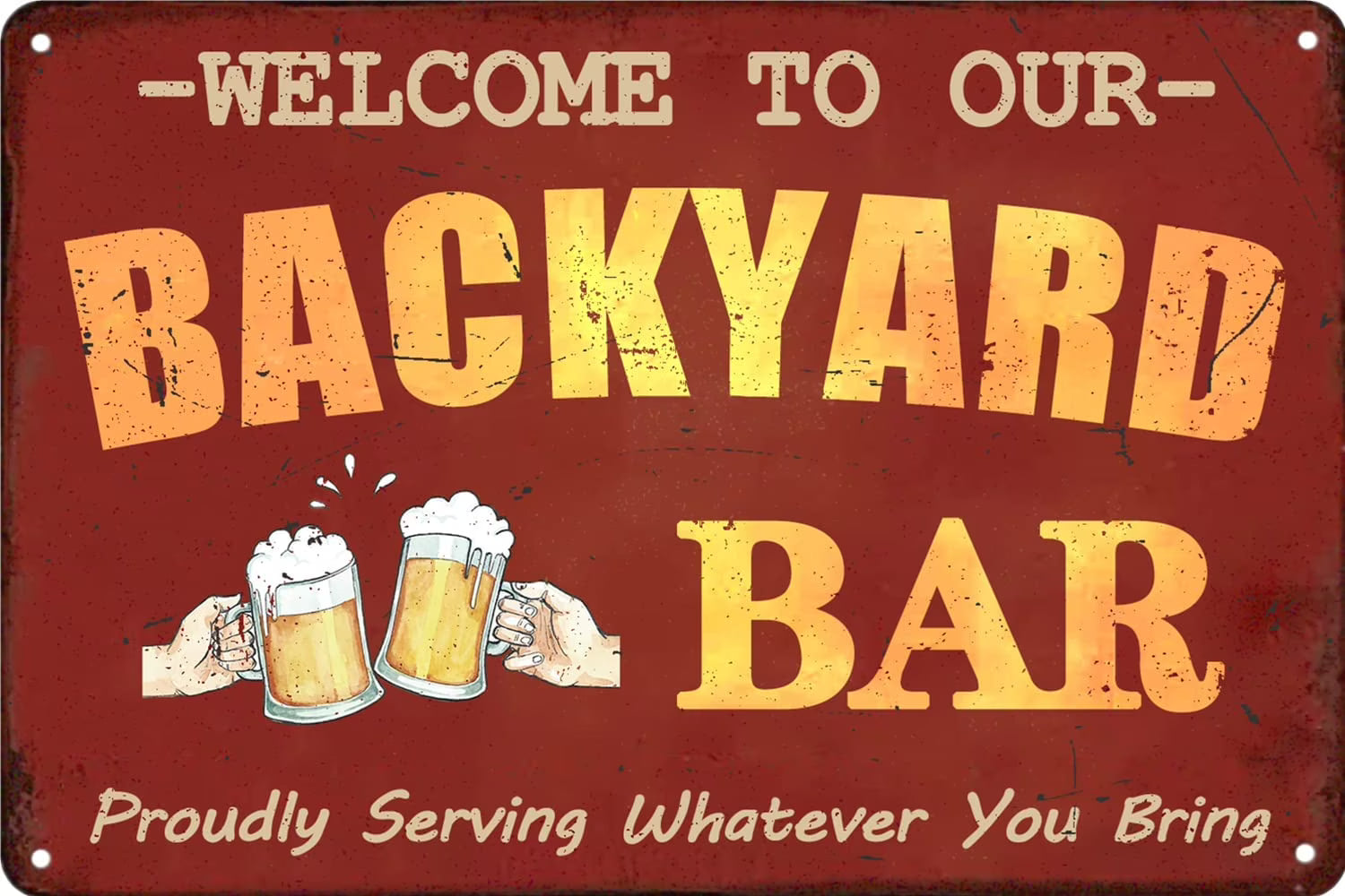 Metal Sign 8x12 Inch H2715