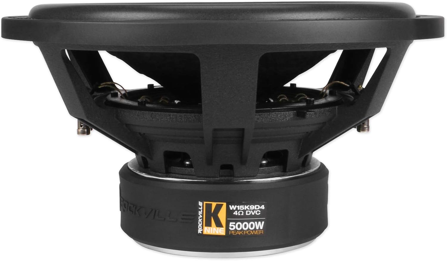 15" 5000 Watt Car Audio Subwoofer with Sealed Sub Box Enclosure K219
