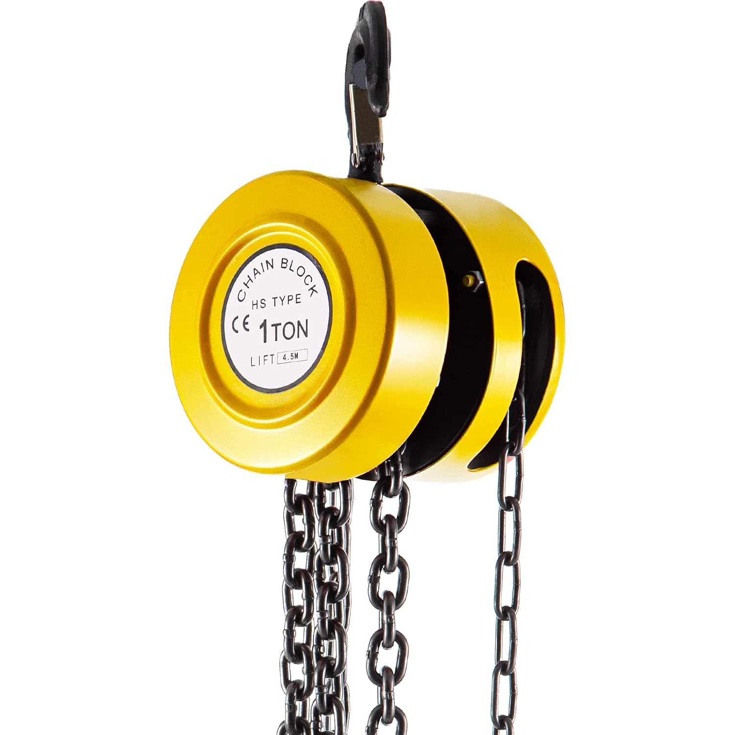 2200 lbs 1 Ton Capacity Manual Chain Block, 15ft Lift, Pack of 2 Y66907