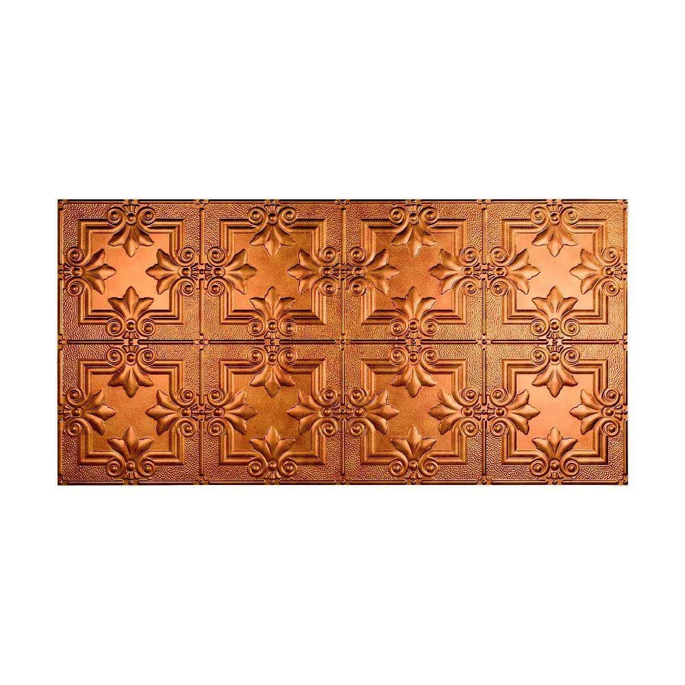 Antique Bronze Glue Up Ceiling Tile 5 Pack H488198