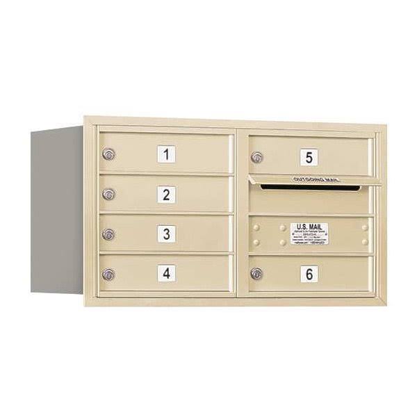 4C Horizontal Mailbox, Sandstone G4529