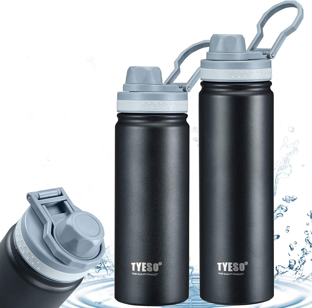 Black 25oz Insulated Stainless Steel Water Bottle F89991